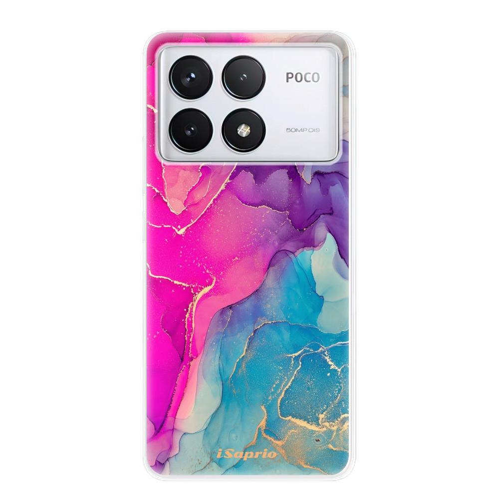Odolné silikónové puzdro iSaprio - Purple Ink - Poco F6 Pro