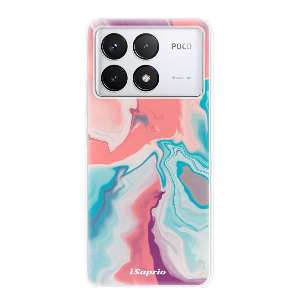 Odolné silikónové puzdro iSaprio - New Liquid - Poco F6 Pro