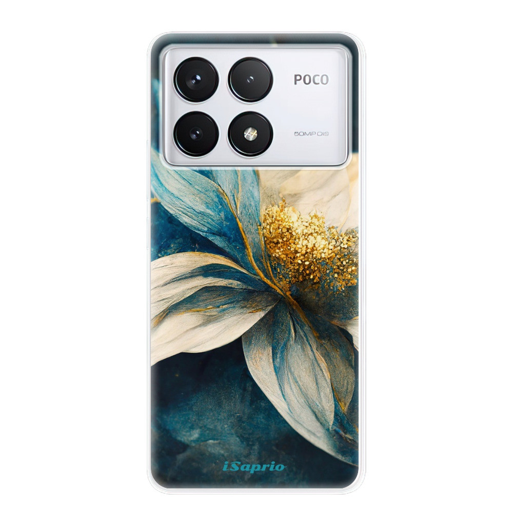 Odolné silikónové puzdro iSaprio - Blue Petals - Poco F6 Pro