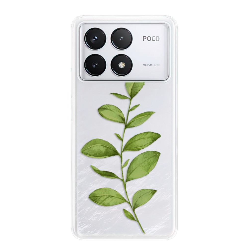 Odolné silikónové puzdro iSaprio - Green Plant 01 - Poco F6 Pro