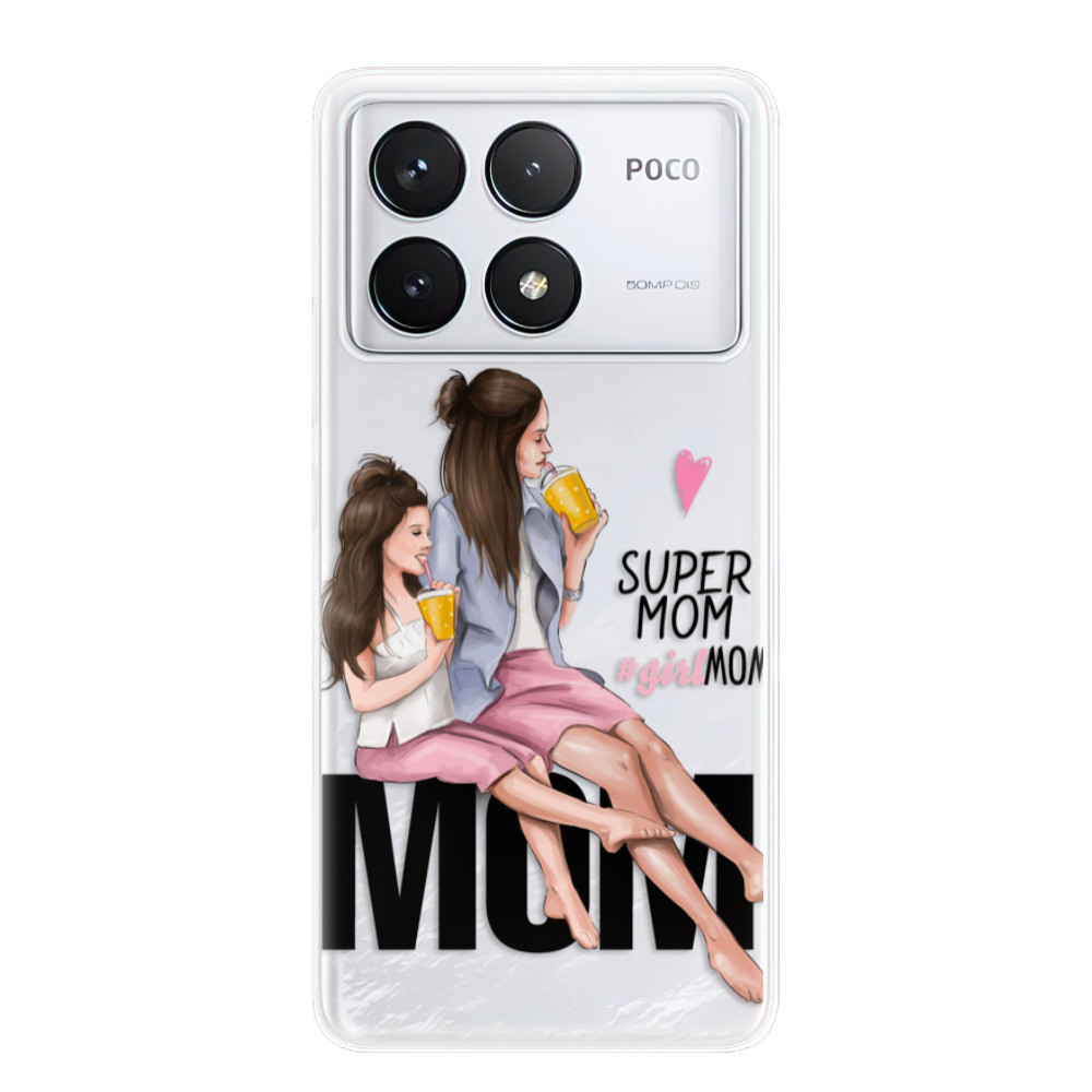 Odolné silikónové puzdro iSaprio - Milk Shake - Brunette - Poco F6 Pro