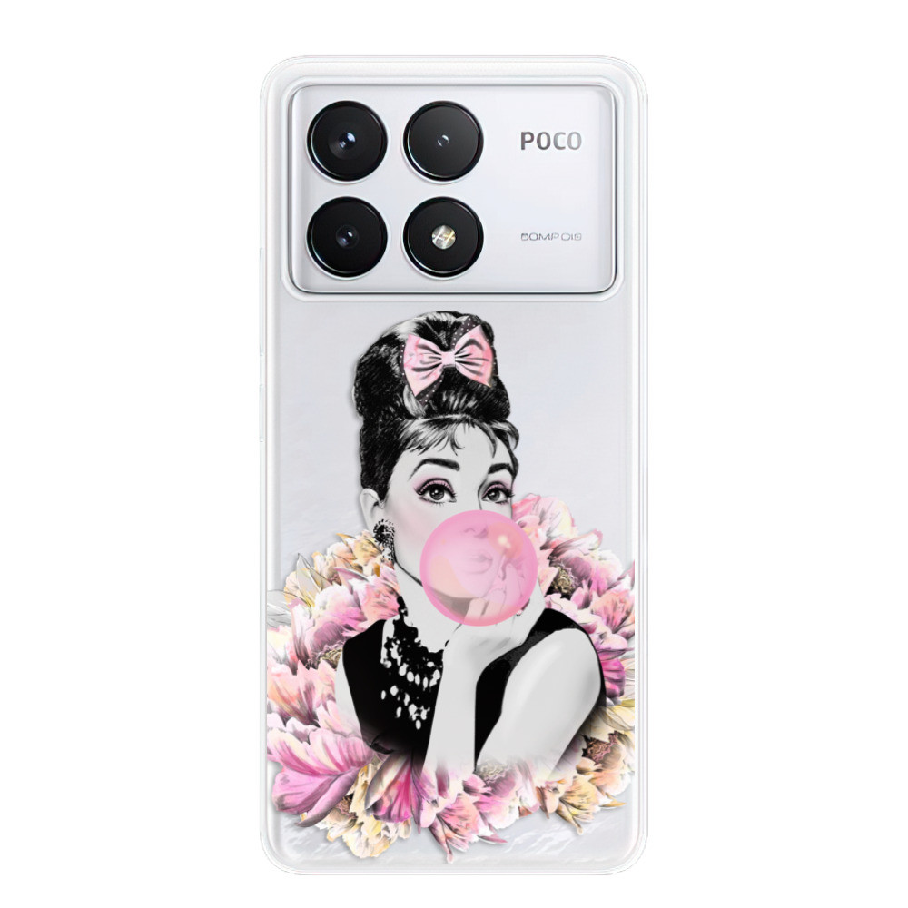 Odolné silikónové puzdro iSaprio - Pink Bubble - Poco F6 Pro