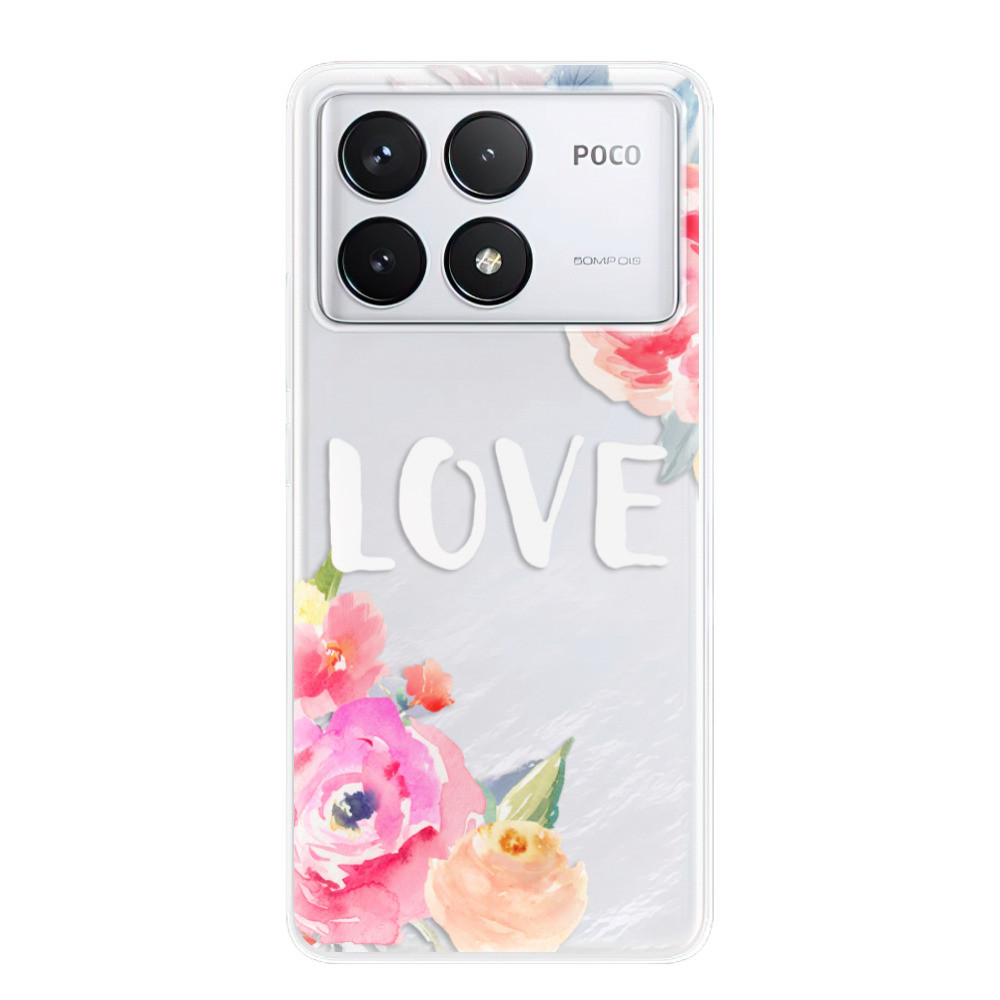 Odolné silikónové puzdro iSaprio - Love - Poco F6 Pro