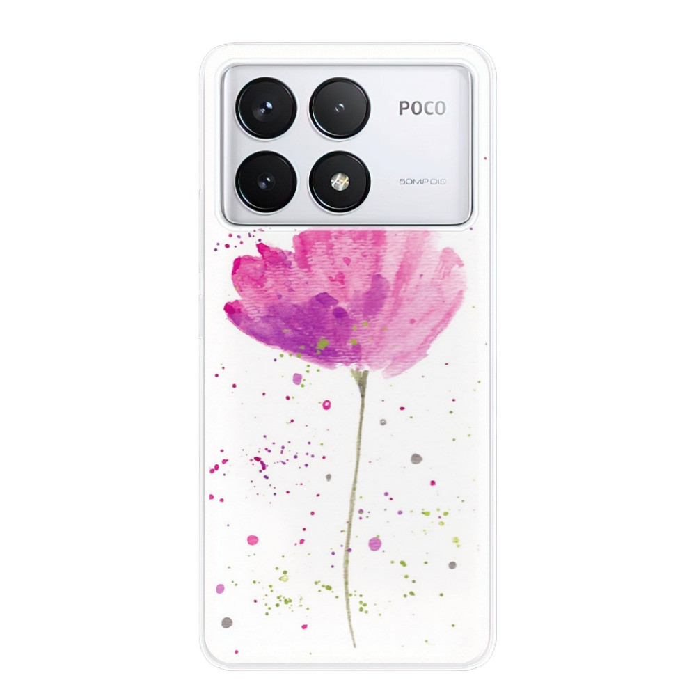 Odolné silikónové puzdro iSaprio - Poppies - Poco F6 Pro