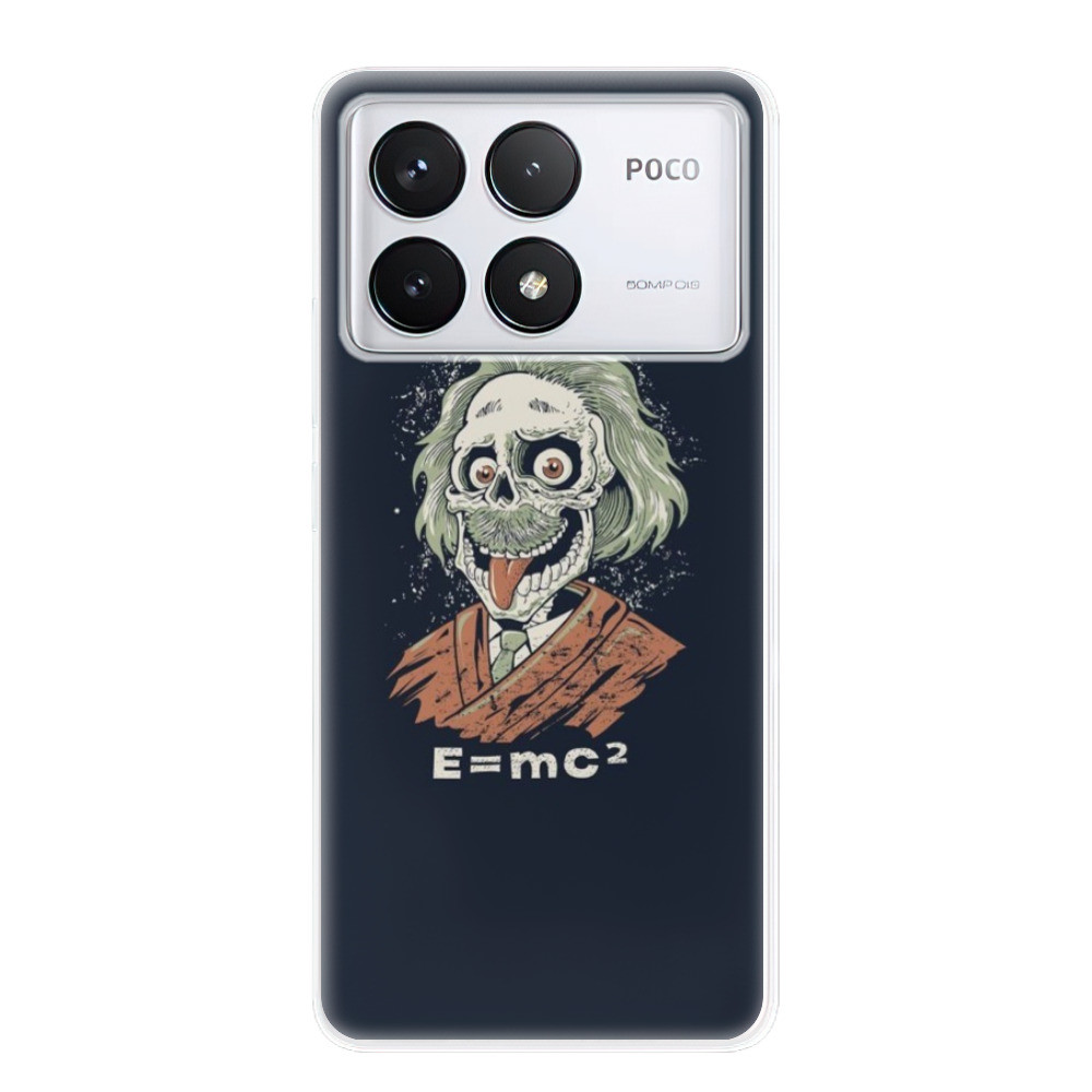 Odolné silikónové puzdro iSaprio - Einstein 01 - Poco F6 Pro