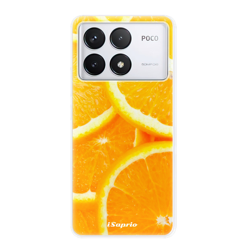 Odolné silikónové puzdro iSaprio - Orange 10 - Poco F6 Pro
