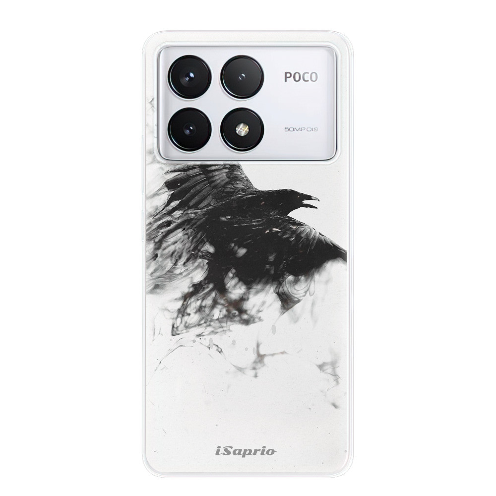 Odolné silikónové puzdro iSaprio - Dark Bird 01 - Poco F6 Pro