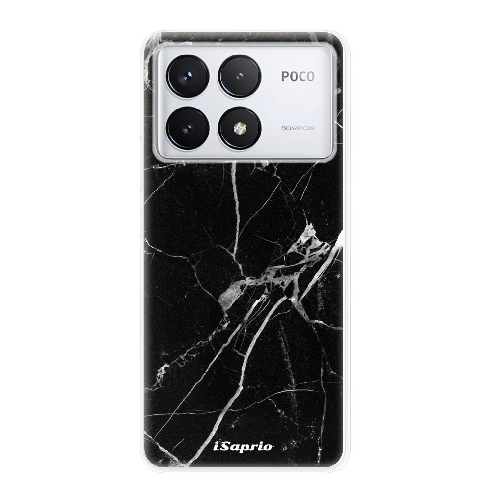 Odolné silikónové puzdro iSaprio - Black Marble 18 - Poco F6 Pro