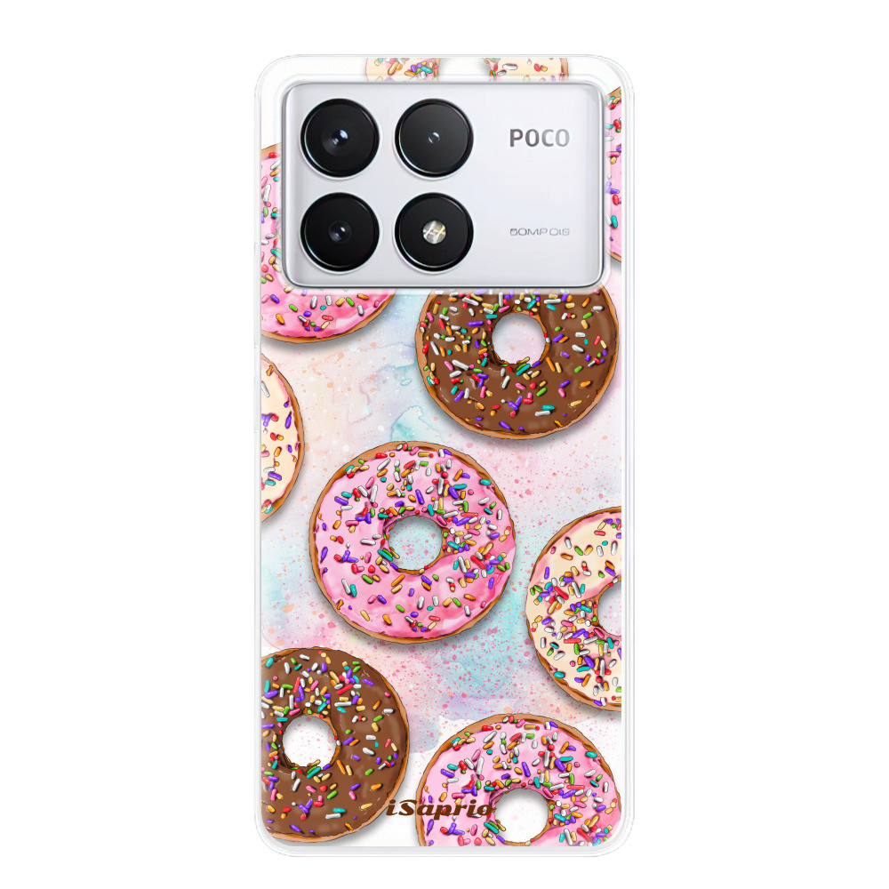 Odolné silikónové puzdro iSaprio - Donuts 11 - Poco F6 Pro