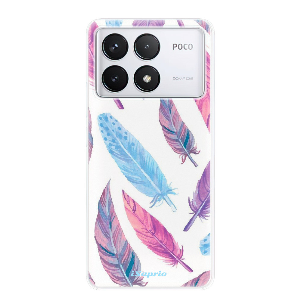 Odolné silikónové puzdro iSaprio - Feather Pattern 10 - Poco F6 Pro