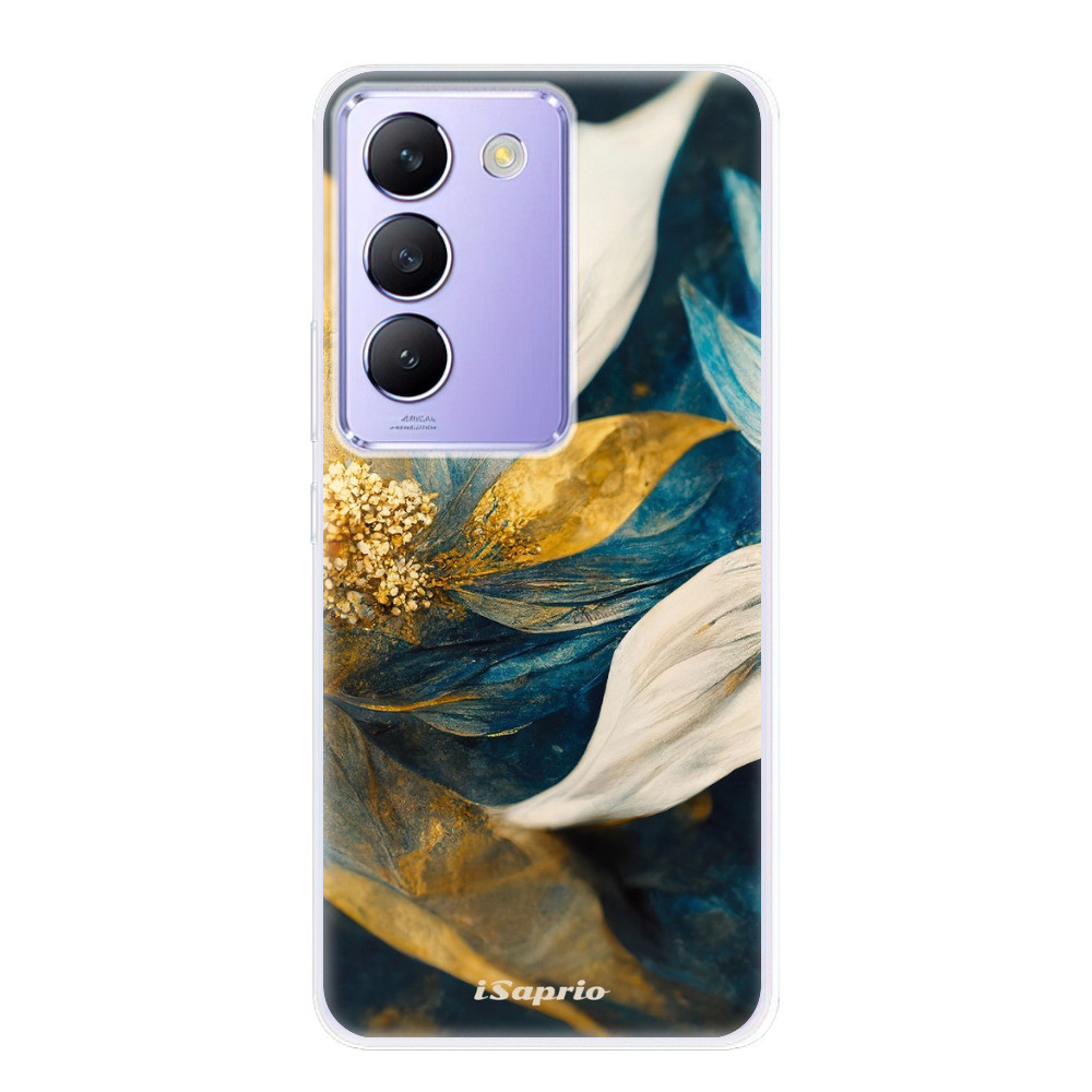 Odolné silikónové puzdro iSaprio - Gold Petals - Vivo V40 SE 4G/5G