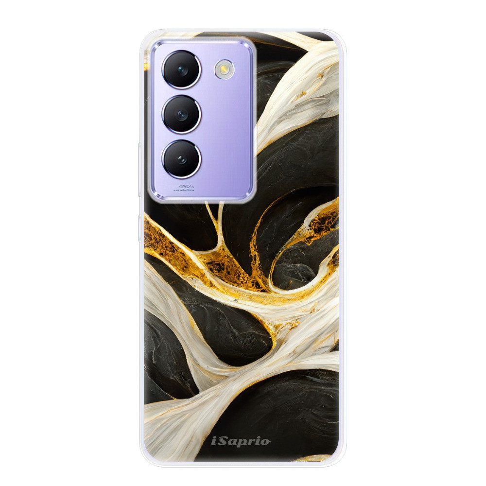 Odolné silikónové puzdro iSaprio - Black and Gold - Vivo V40 SE 4G/5G