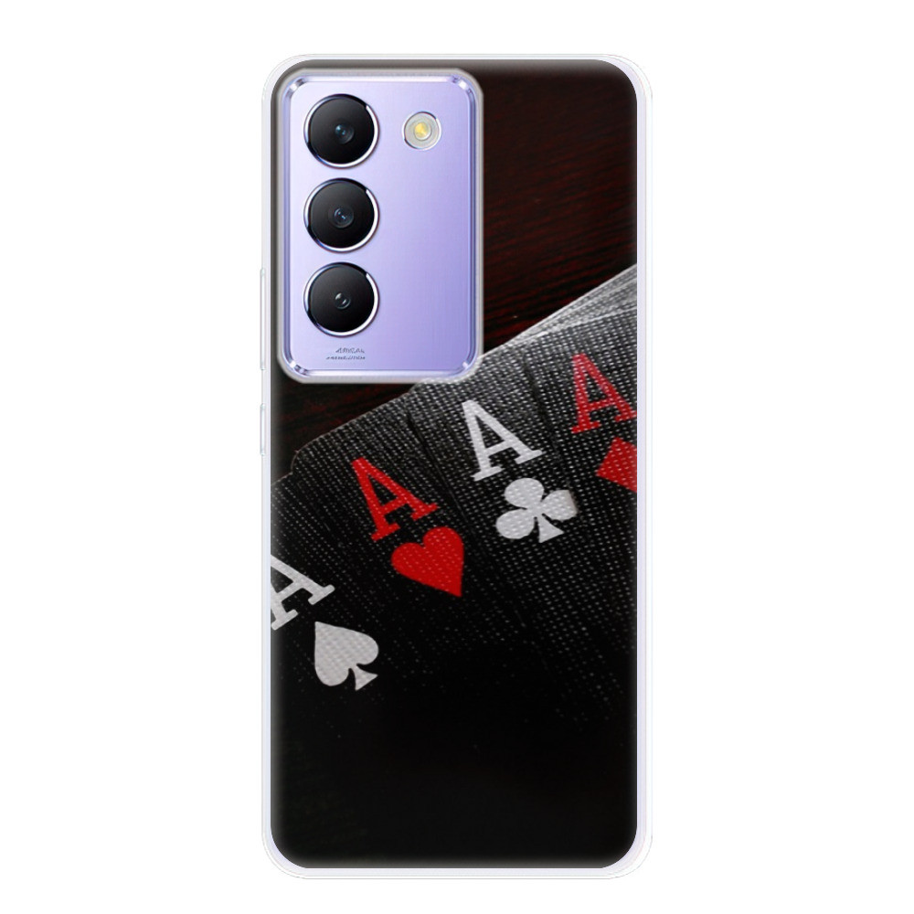Odolné silikónové puzdro iSaprio - Poker - Vivo V40 SE 4G/5G