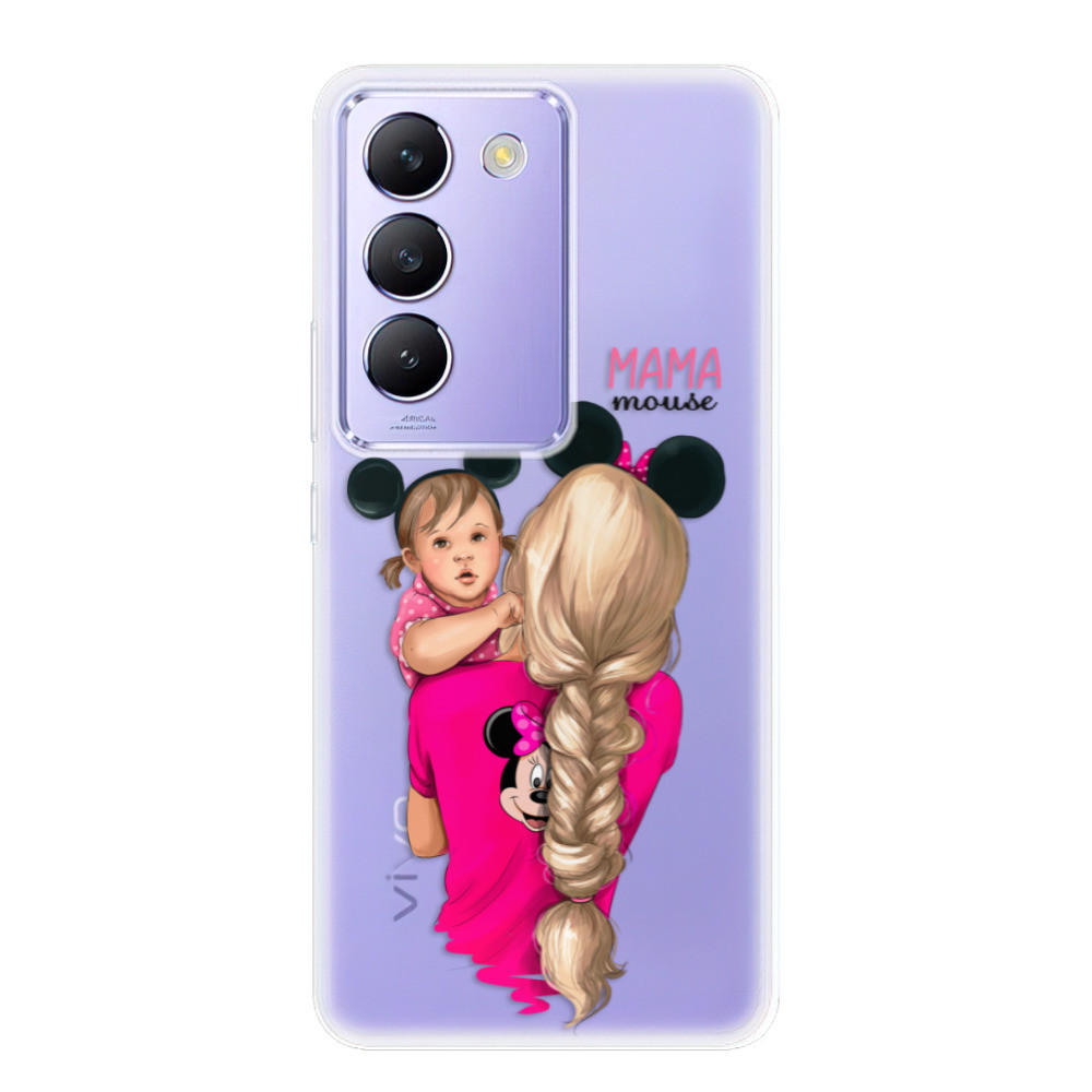 Odolné silikónové puzdro iSaprio - Mama Mouse Blond and Girl - Vivo V40 SE 4G/5G