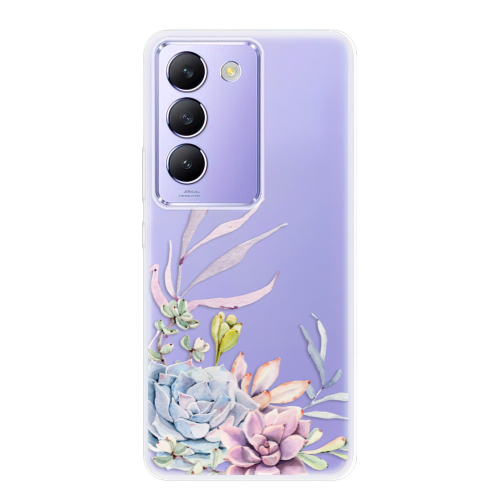 Odolné silikónové puzdro iSaprio - Succulent 01 - Vivo V40 SE 4G/5G