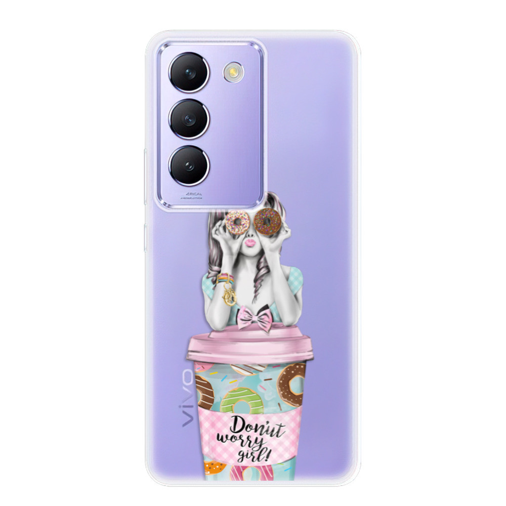 Odolné silikónové puzdro iSaprio - Donut Worry - Vivo V40 SE 4G/5G