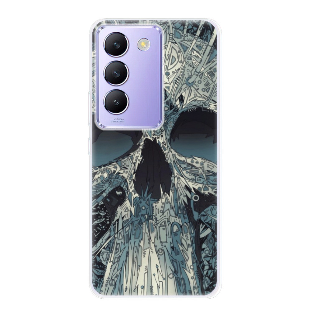 Odolné silikónové puzdro iSaprio - Abstract Skull - Vivo V40 SE 4G/5G