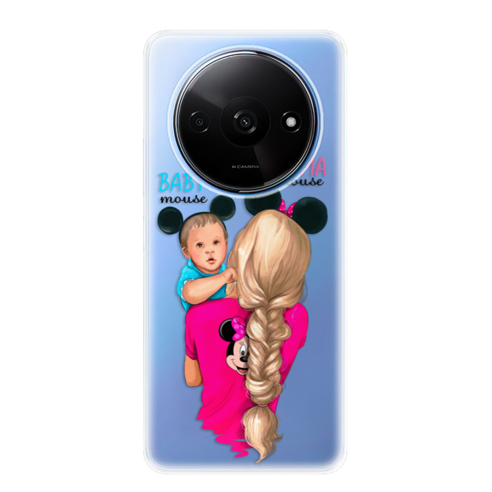 Odolné silikónové puzdro iSaprio - Mama Mouse Blonde and Boy - Xiaomi Redmi A3