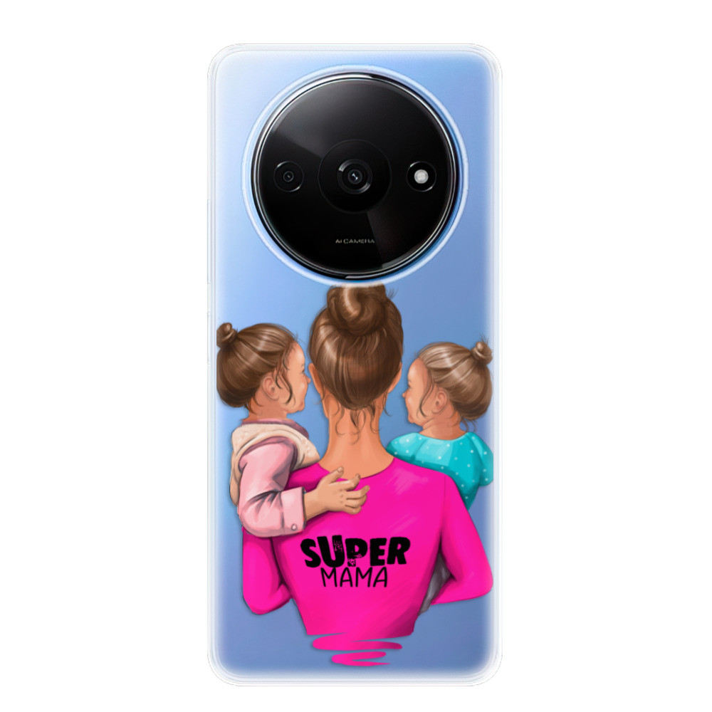 Odolné silikónové puzdro iSaprio - Super Mama - Two Girls - Xiaomi Redmi A3