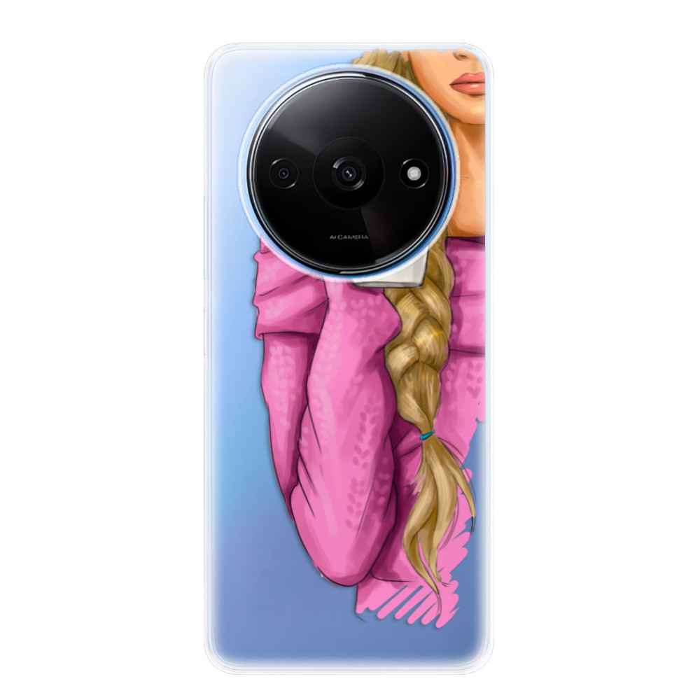 Odolné silikónové puzdro iSaprio - My Coffe and Blond Girl - Xiaomi Redmi A3