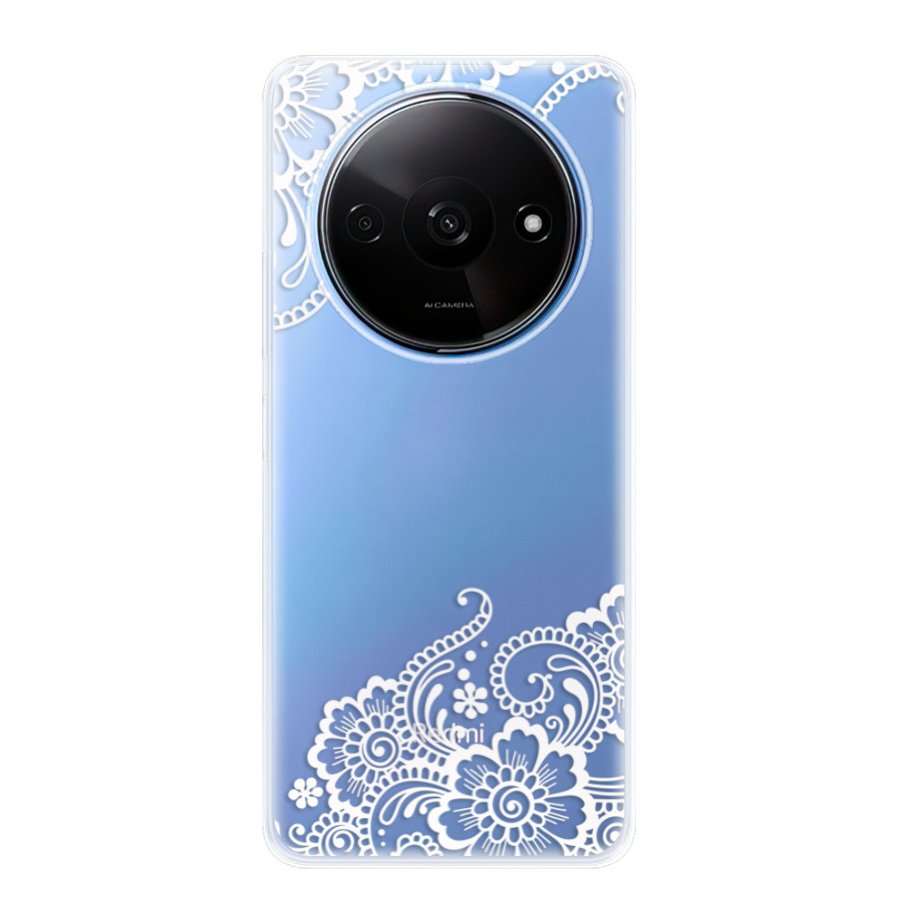 Odolné silikónové puzdro iSaprio - White Lace 02 - Xiaomi Redmi A3