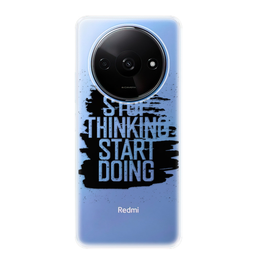 Odolné silikónové puzdro iSaprio - Start Doing - black - Xiaomi Redmi A3