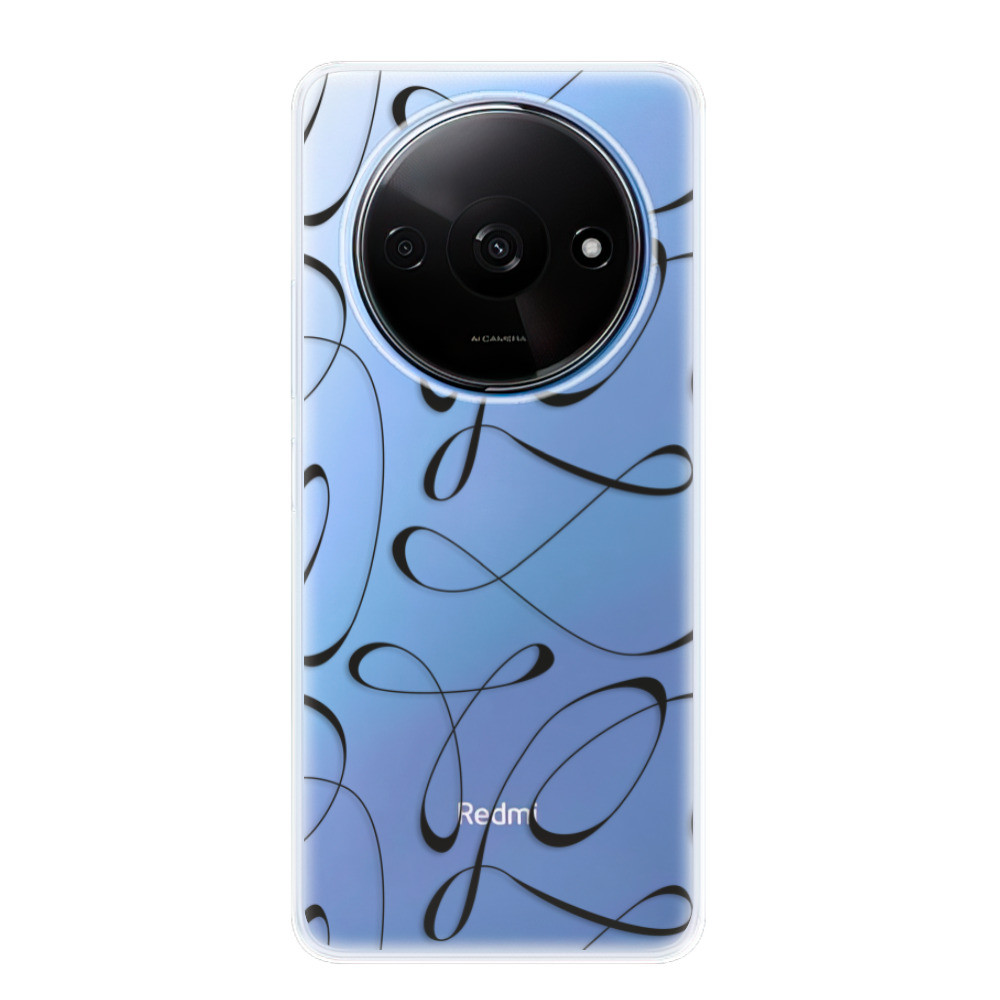 Odolné silikónové puzdro iSaprio - Fancy - black - Xiaomi Redmi A3