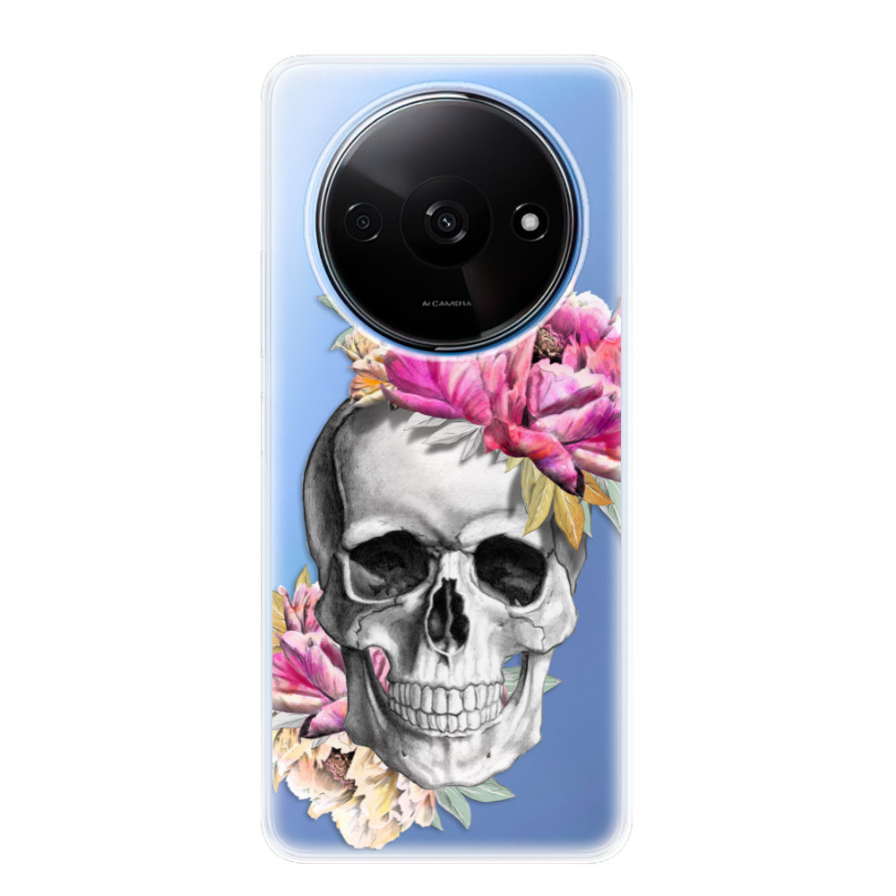 Odolné silikónové puzdro iSaprio - Pretty Skull - Xiaomi Redmi A3