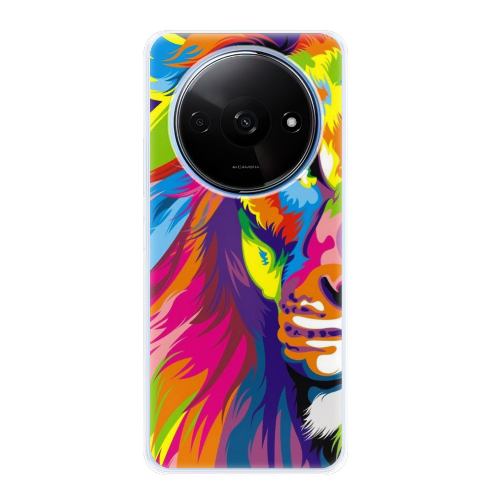 Odolné silikónové puzdro iSaprio - Rainbow Lion - Xiaomi Redmi A3