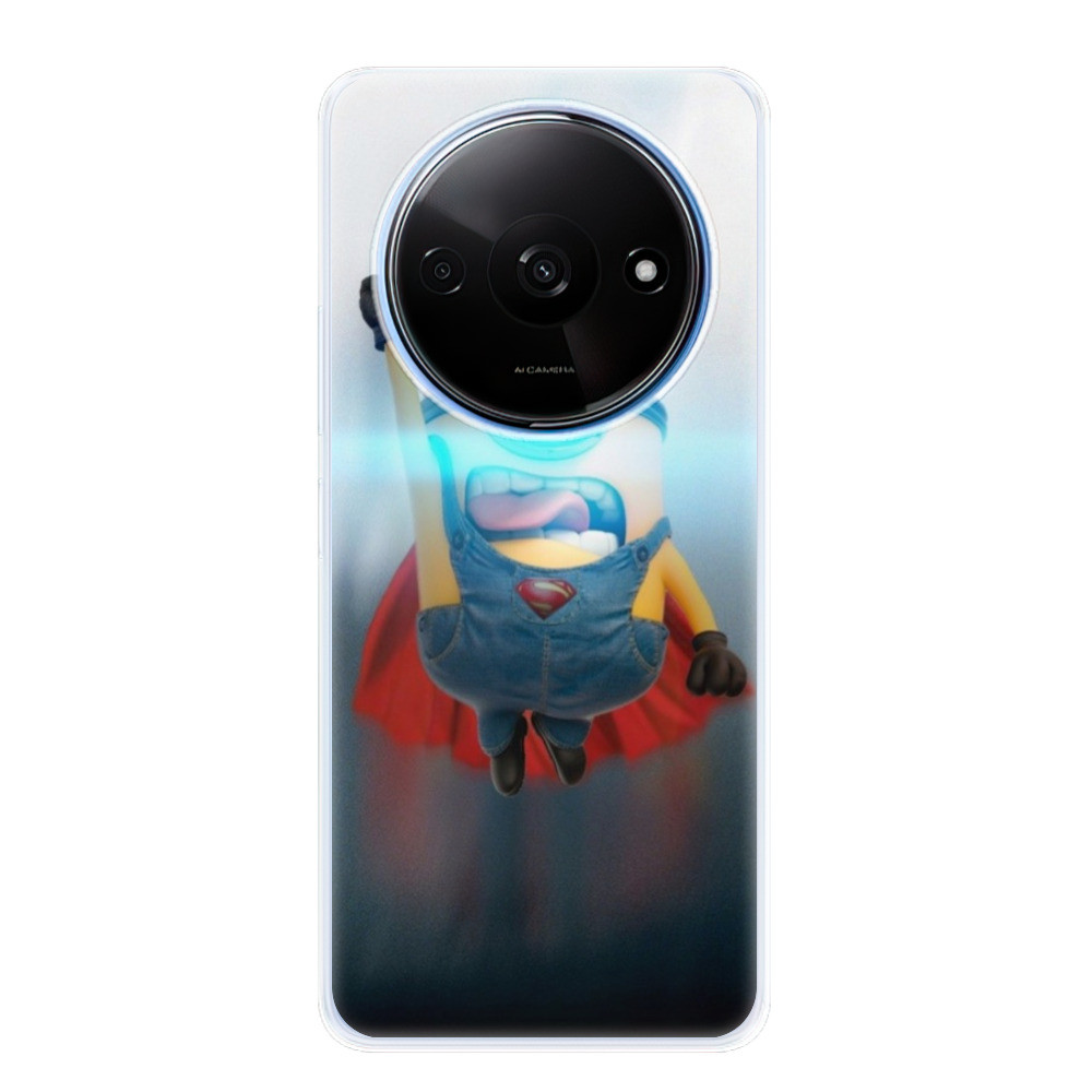 Odolné silikónové puzdro iSaprio - Mimons Superman 02 - Xiaomi Redmi A3