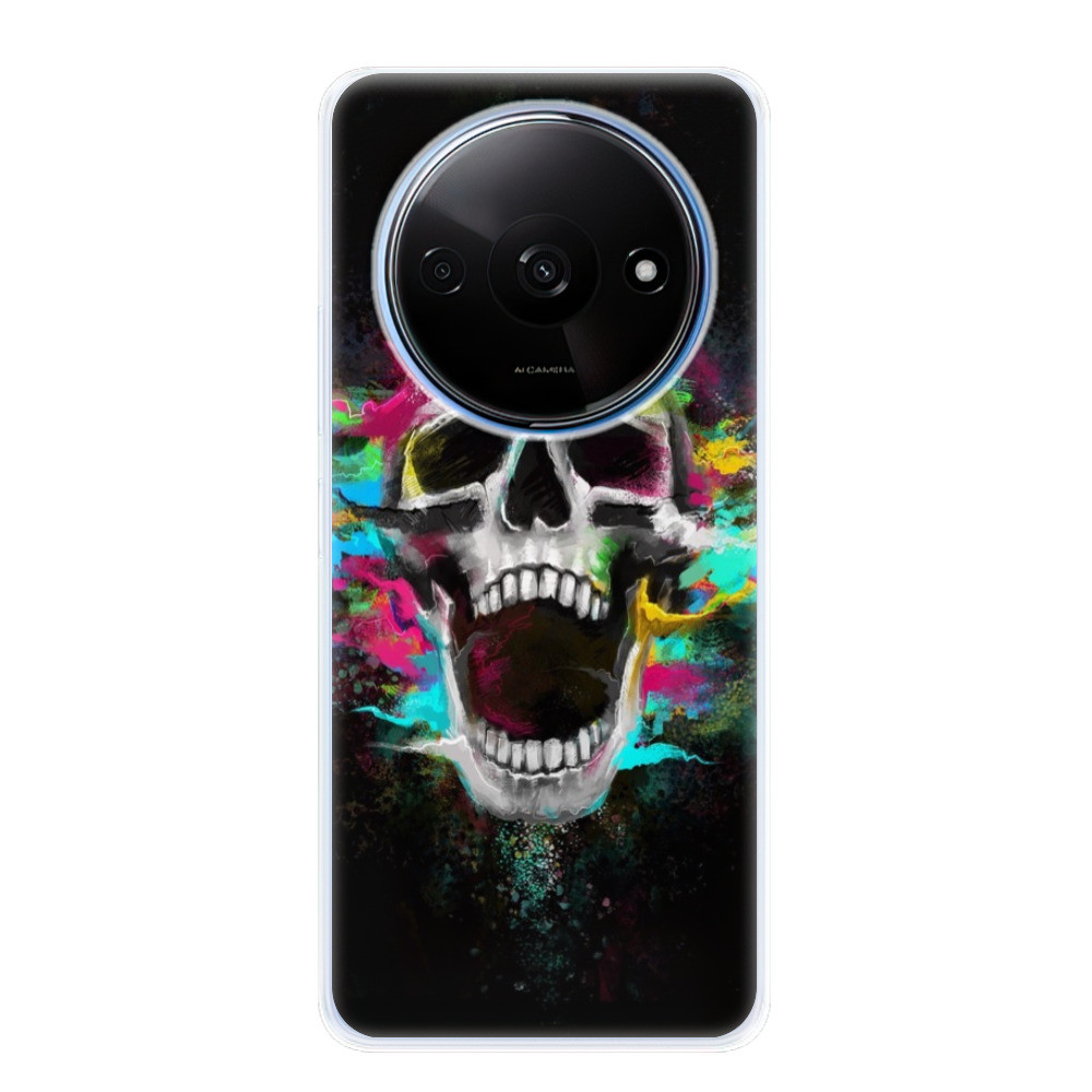 Odolné silikónové puzdro iSaprio - Skull in Colors - Xiaomi Redmi A3