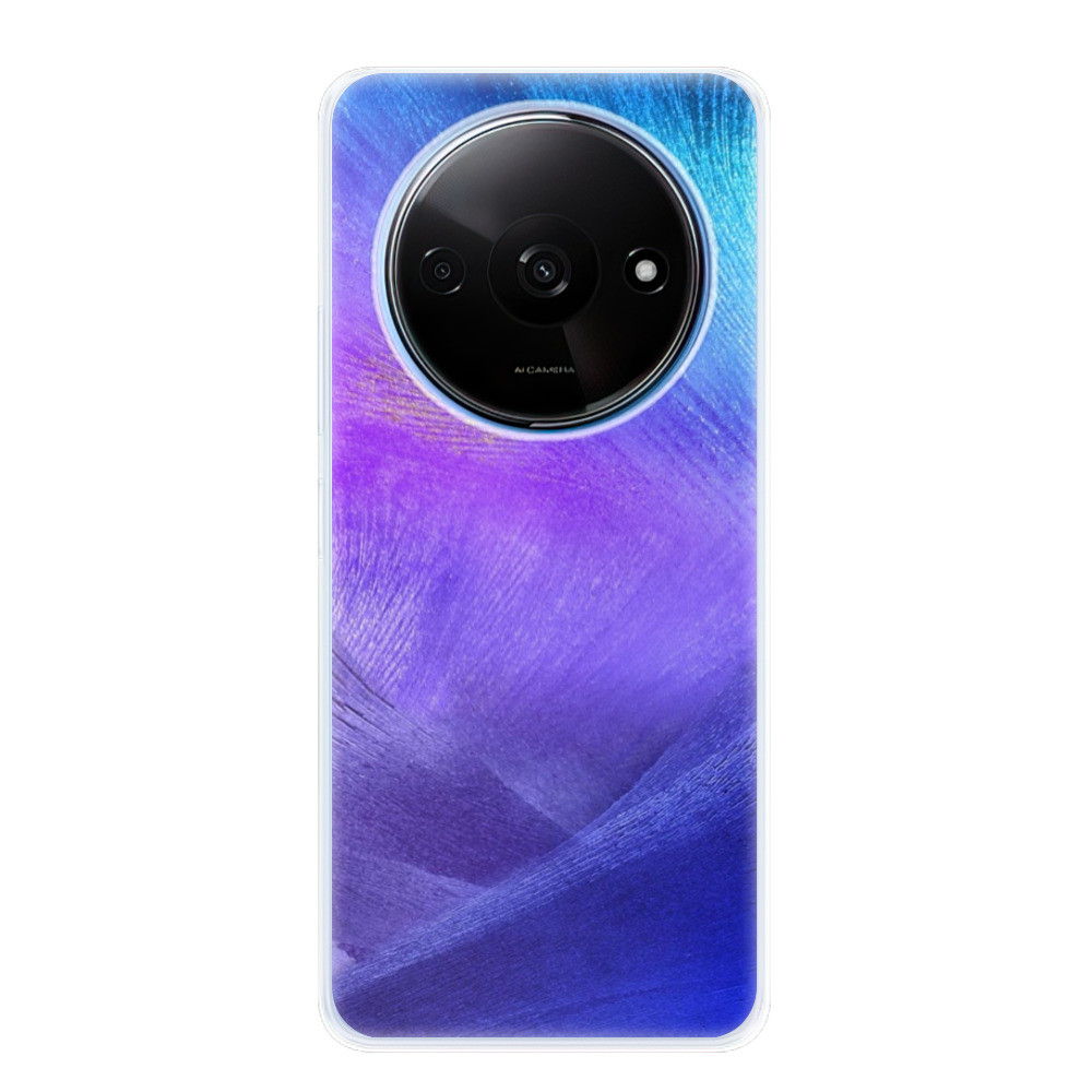Odolné silikónové puzdro iSaprio - Purple Feathers - Xiaomi Redmi A3