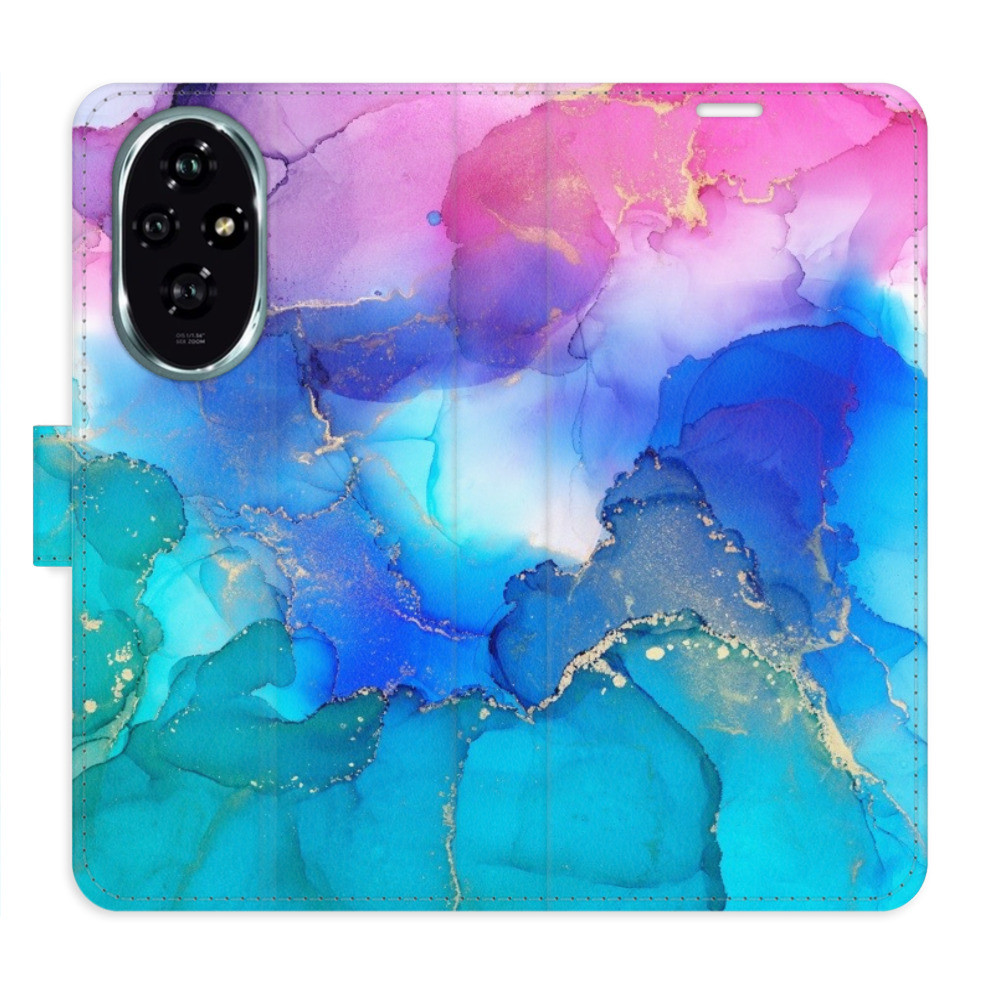 Flipové puzdro iSaprio - BluePink Paint - Honor 200