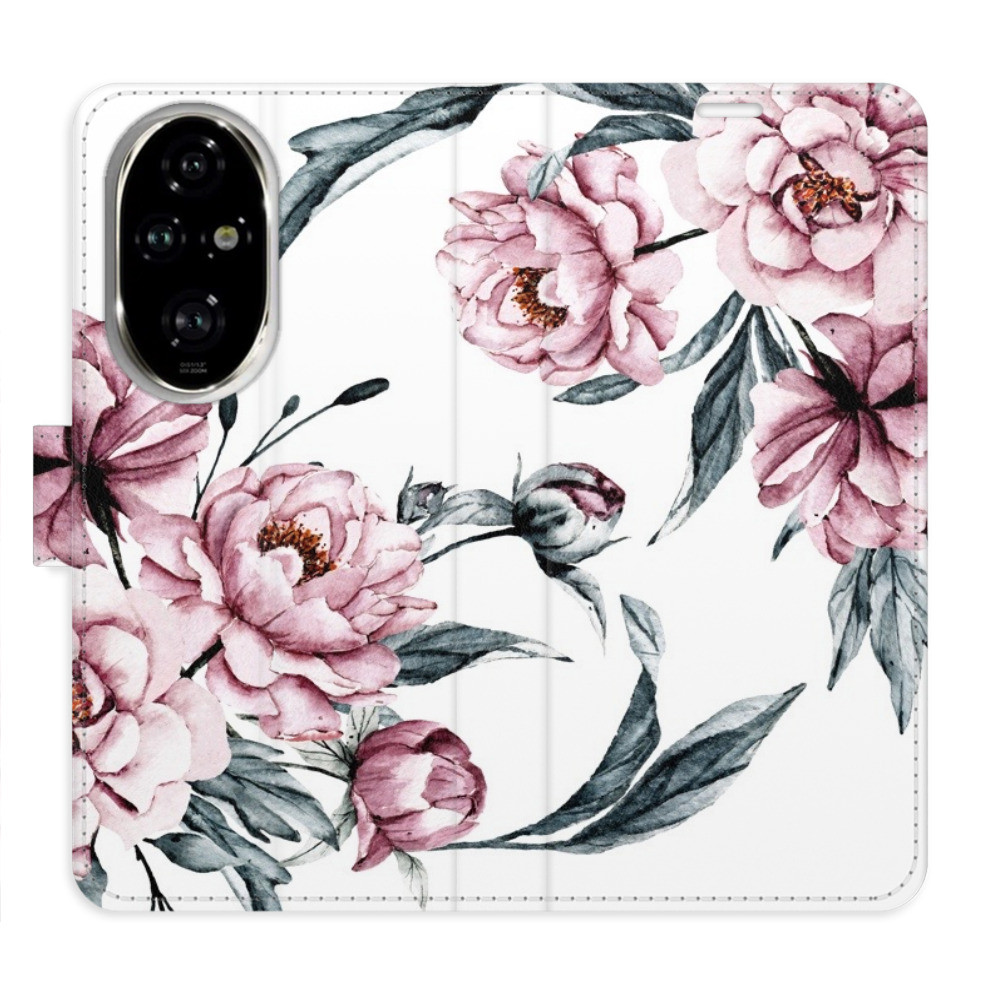 Flipové puzdro iSaprio - Pink Flowers - Honor 200 Pro