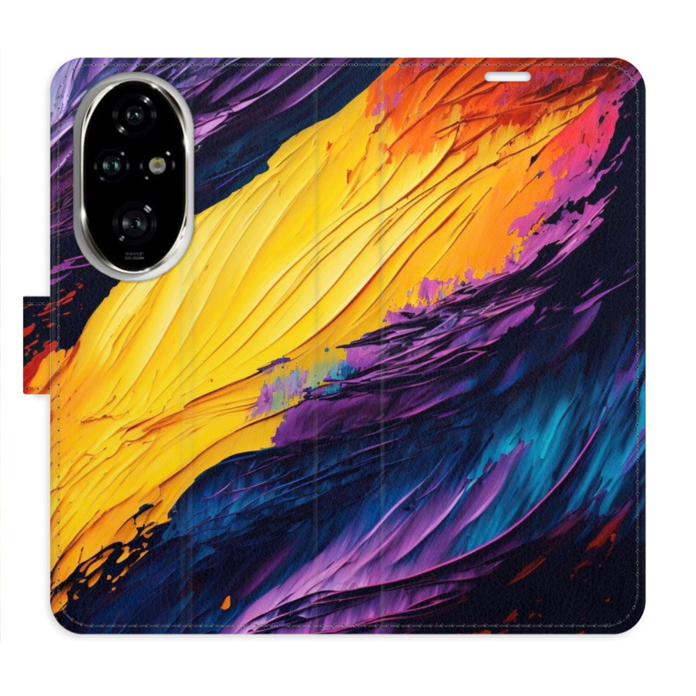 Flipové puzdro iSaprio - Fire Paint - Honor 200 Pro