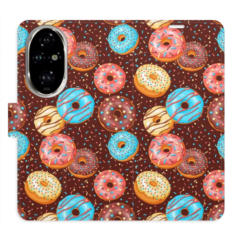 Flipové puzdro iSaprio - Donuts Pattern - Honor 200 Pro