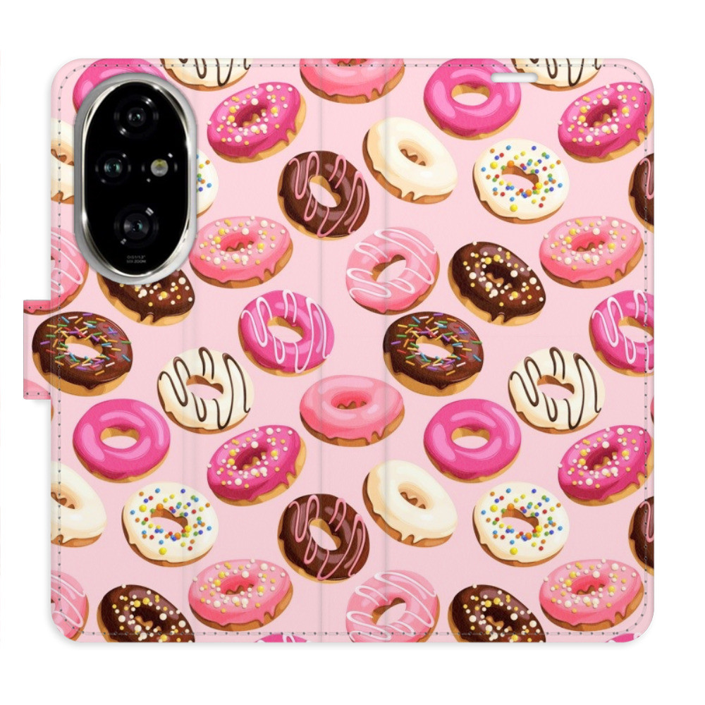 Flipové puzdro iSaprio - Donuts Pattern 03 - Honor 200 Pro