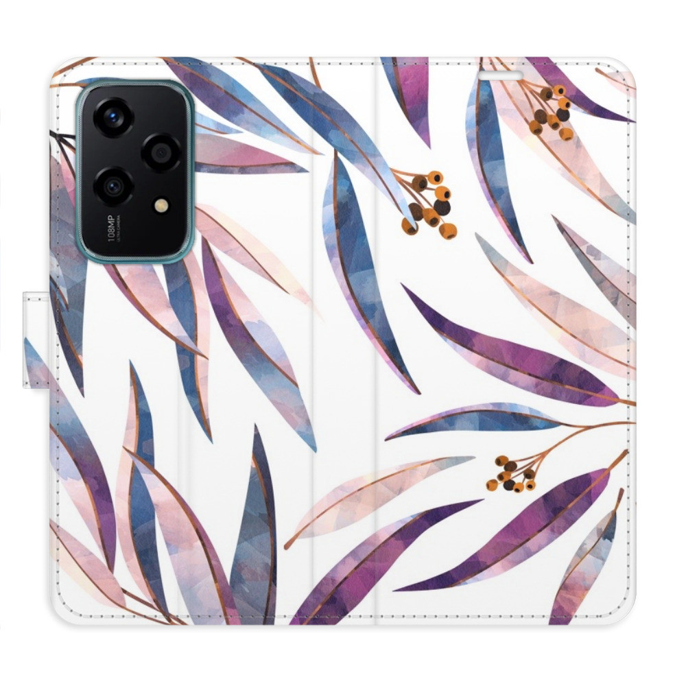 Flipové puzdro iSaprio - Ornamental Leaves - Honor 200 Lite