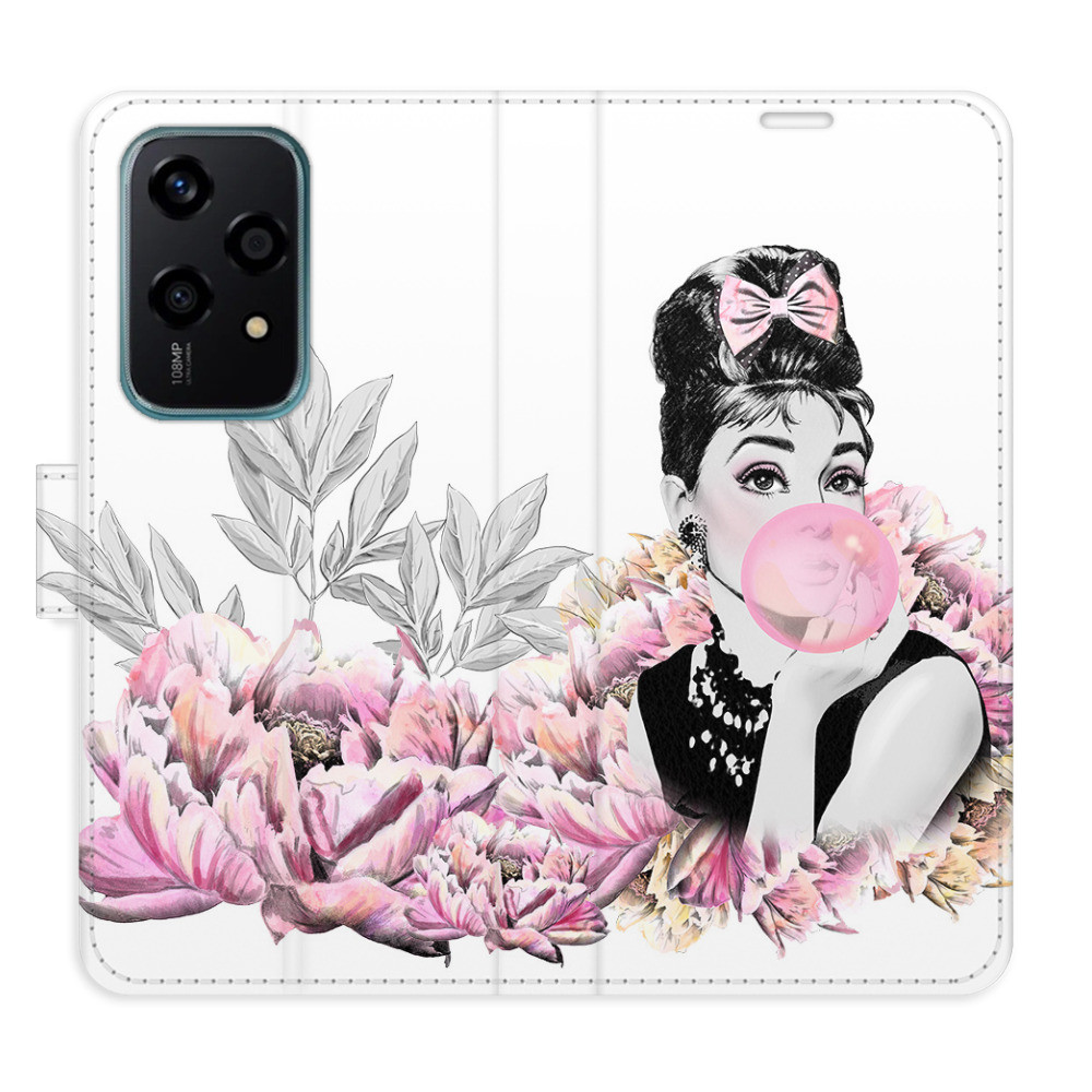 Flipové puzdro iSaprio - Girl with bubble - Honor 200 Lite