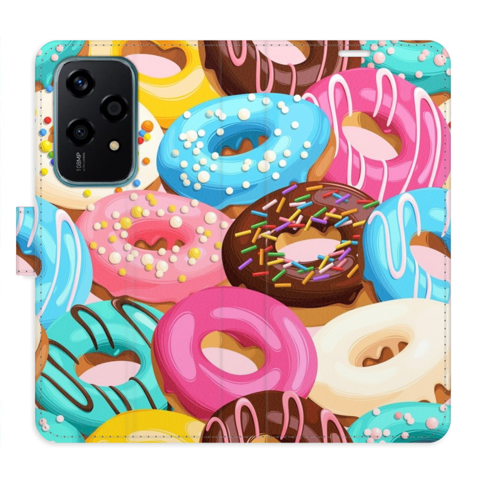 Flipové puzdro iSaprio - Donuts Pattern 02 - Honor 200 Lite