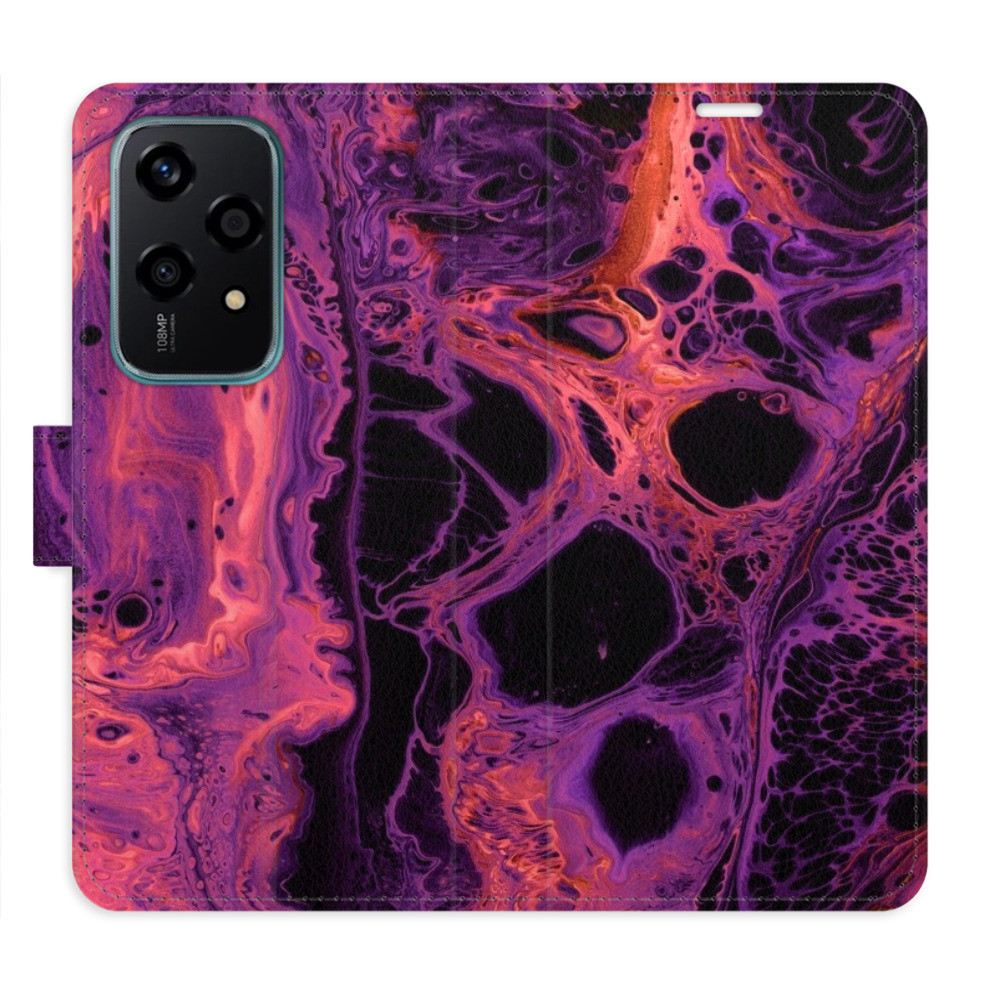 Flipové puzdro iSaprio - Abstract Dark 02 - Honor 200 Lite