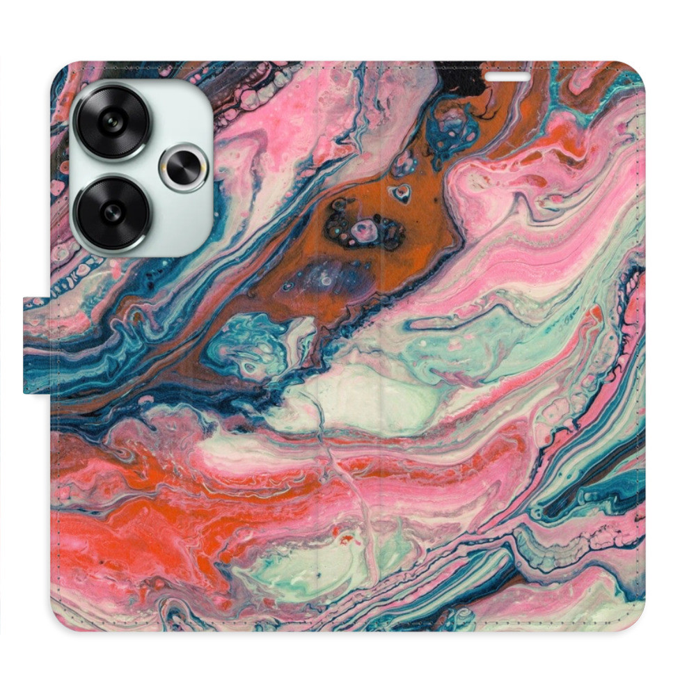 Flipové puzdro iSaprio - Retro Paint - Poco F6