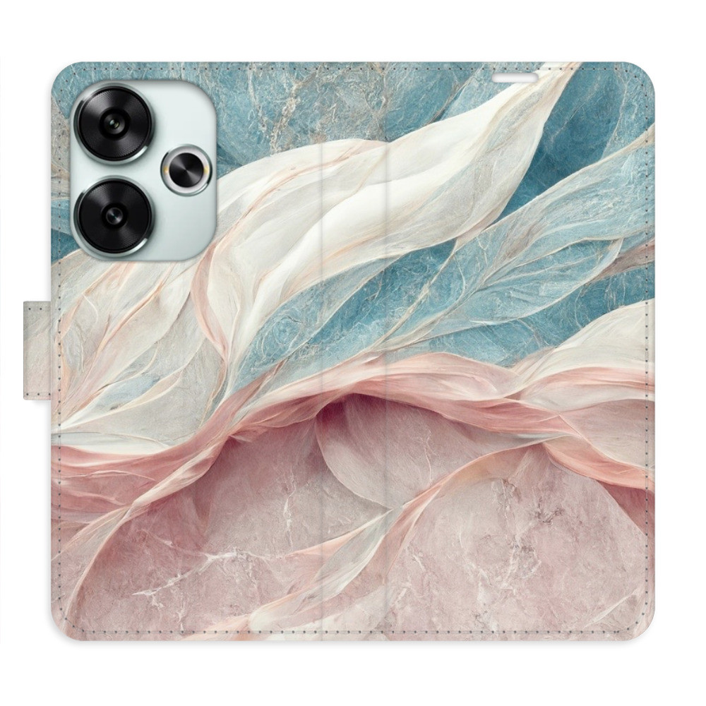 Flipové puzdro iSaprio - Old Leaves 03 - Poco F6