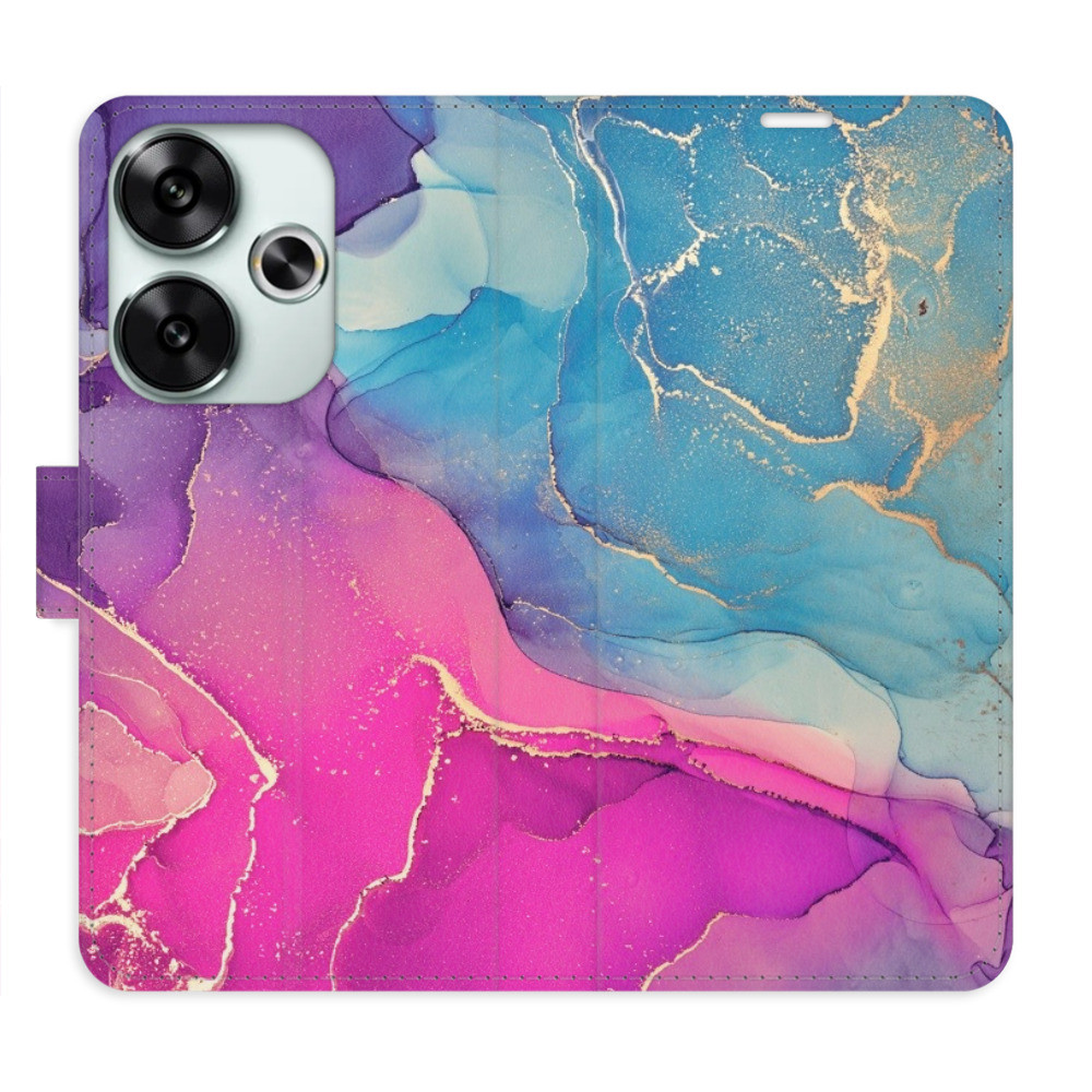Flipové puzdro iSaprio - Colour Marble 02 - Poco F6
