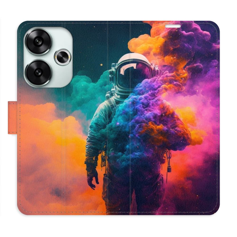 Flipové puzdro iSaprio - Astronaut in Colours 02 - Poco F6