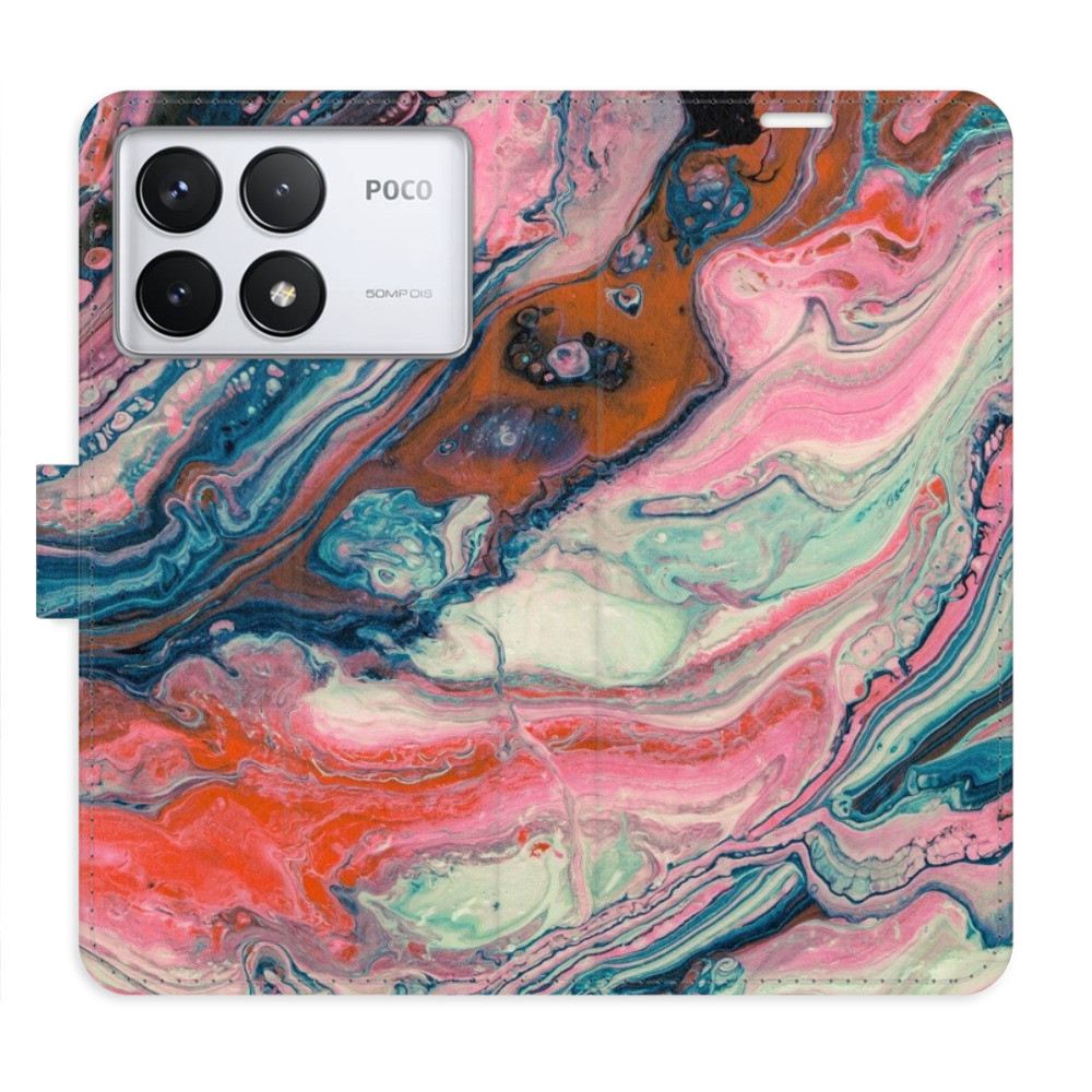 Flipové puzdro iSaprio - Retro Paint - Poco F6 Pro