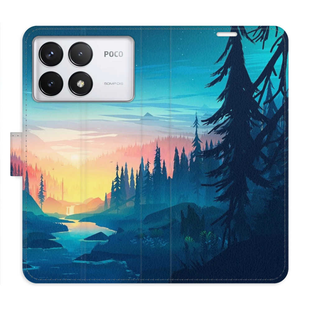 Flipové puzdro iSaprio - Magical Landscape - Poco F6 Pro