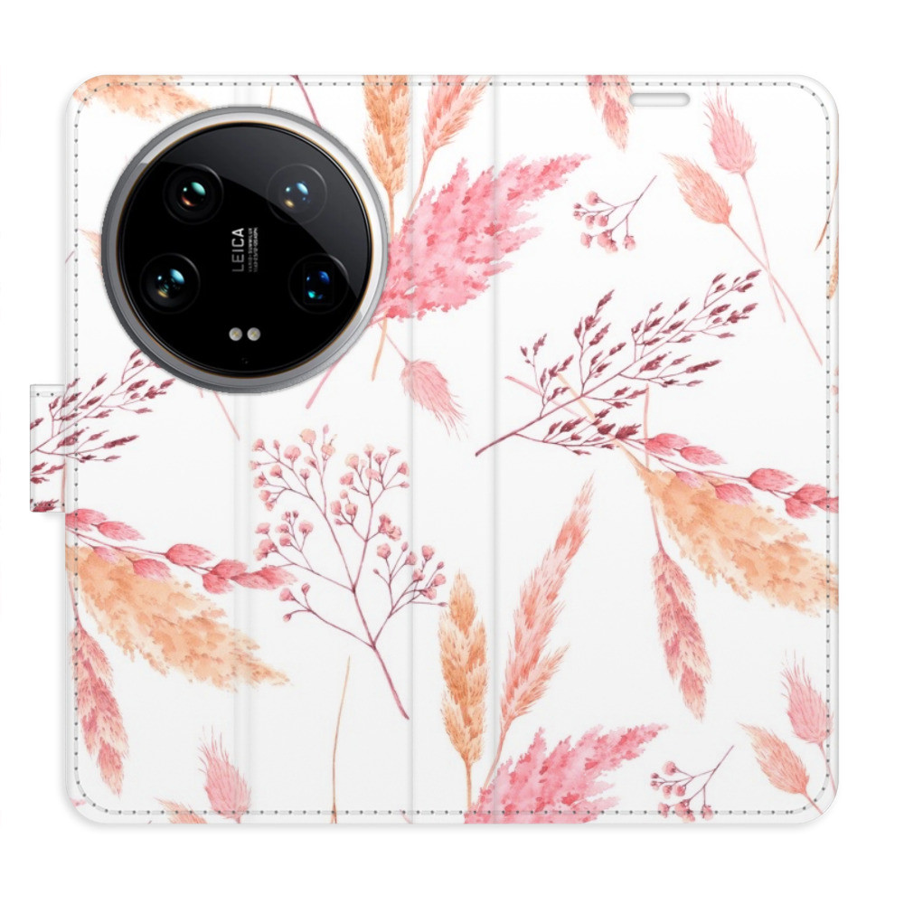 Flipové puzdro iSaprio - Ornamental Flowers - Xiaomi 14 Ultra