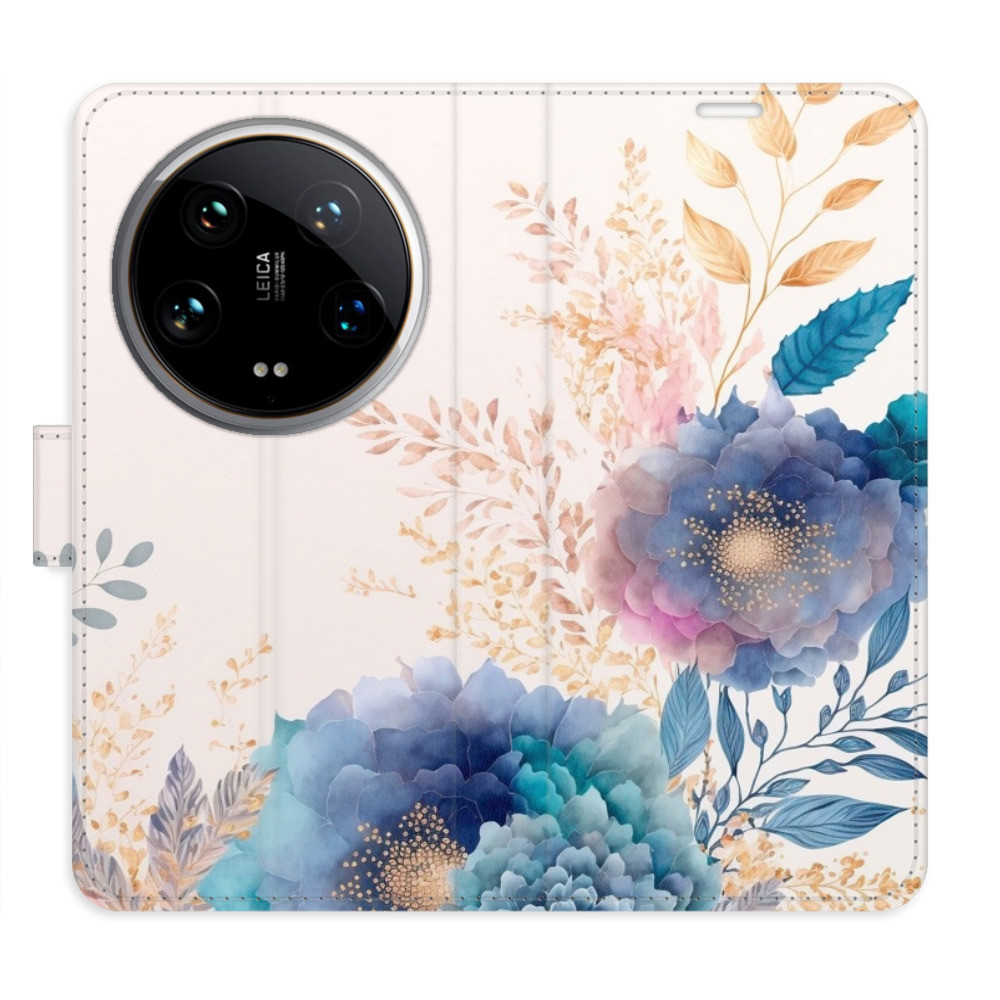 Flipové puzdro iSaprio - Ornamental Flowers 03 - Xiaomi 14 Ultra