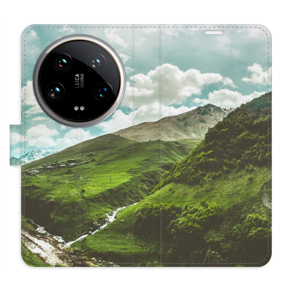 Flipové puzdro iSaprio - Mountain Valley - Xiaomi 14 Ultra